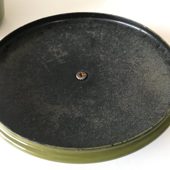 COPCO Michael Lax Denmark Cast Iron w Lid Avocado - Picture 11 of 15
